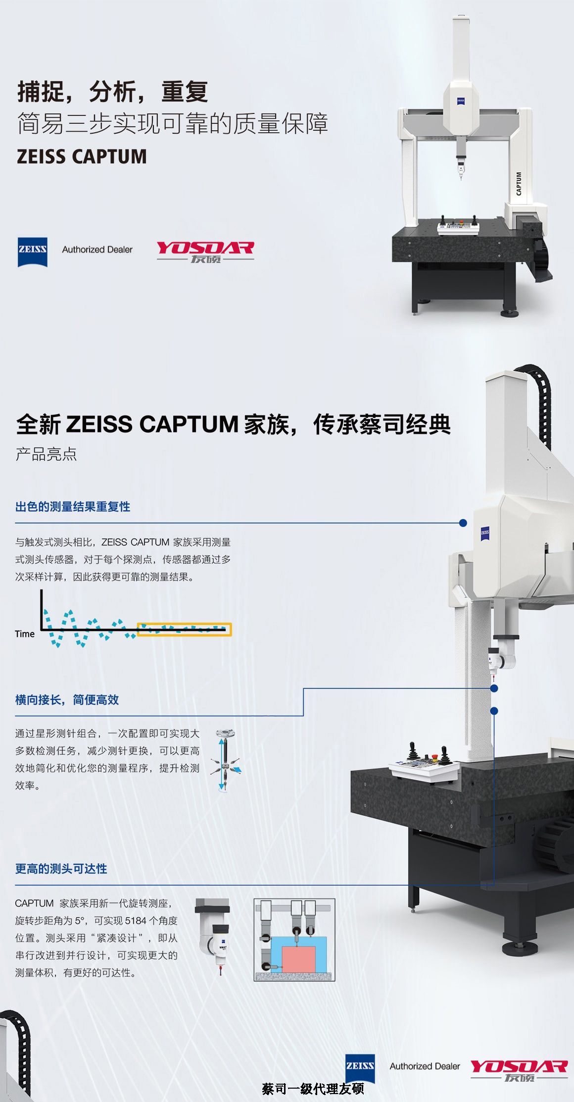 白山蔡司三坐标CAPTUM
